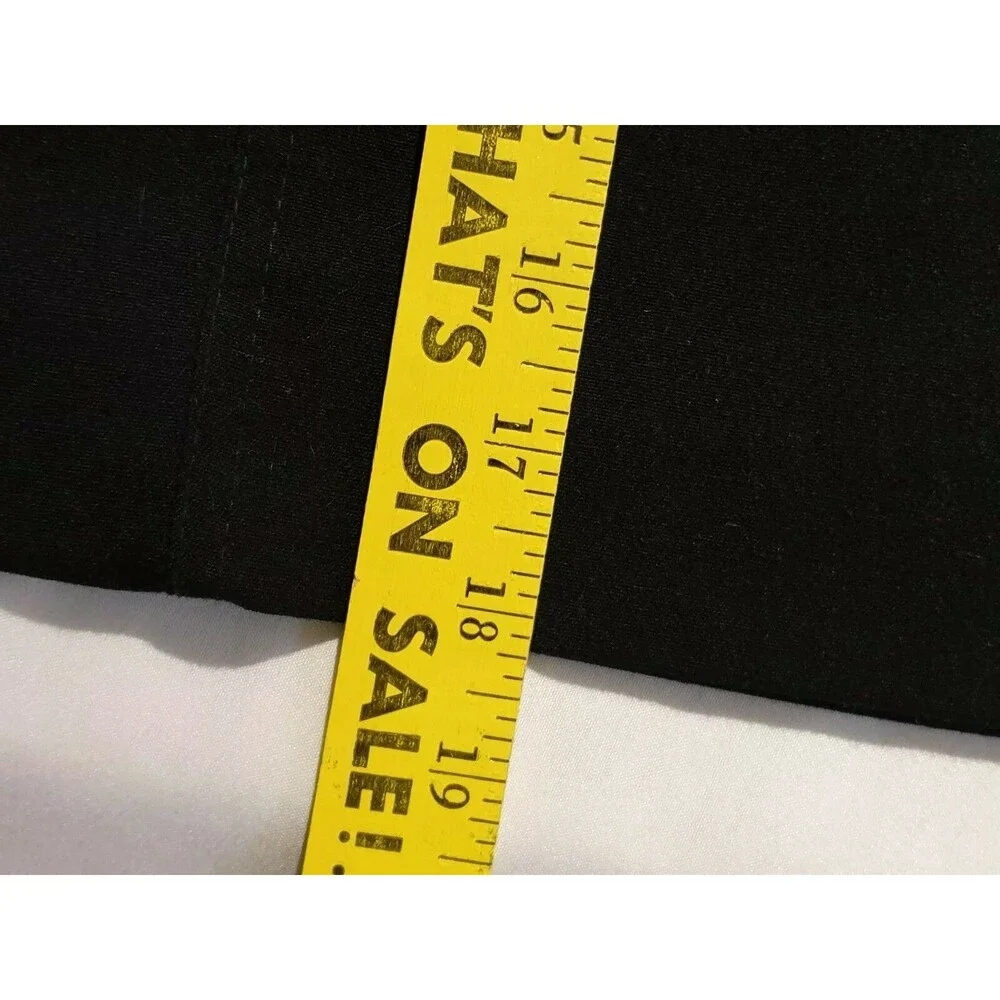 Tommy by Tommy Hilfiger Black Stretch Skirt Womens Size 3 Front zipper